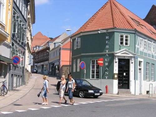 Hvor  fid  a sluts i Randers, Danmark